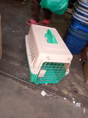 Plastic Dog Cage And