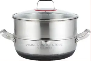 34cm Non-Stick Steamer Induction Wok Cookware Saucepan Pot
