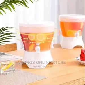 Rotating Beverage Dispenser With 3 Compartments