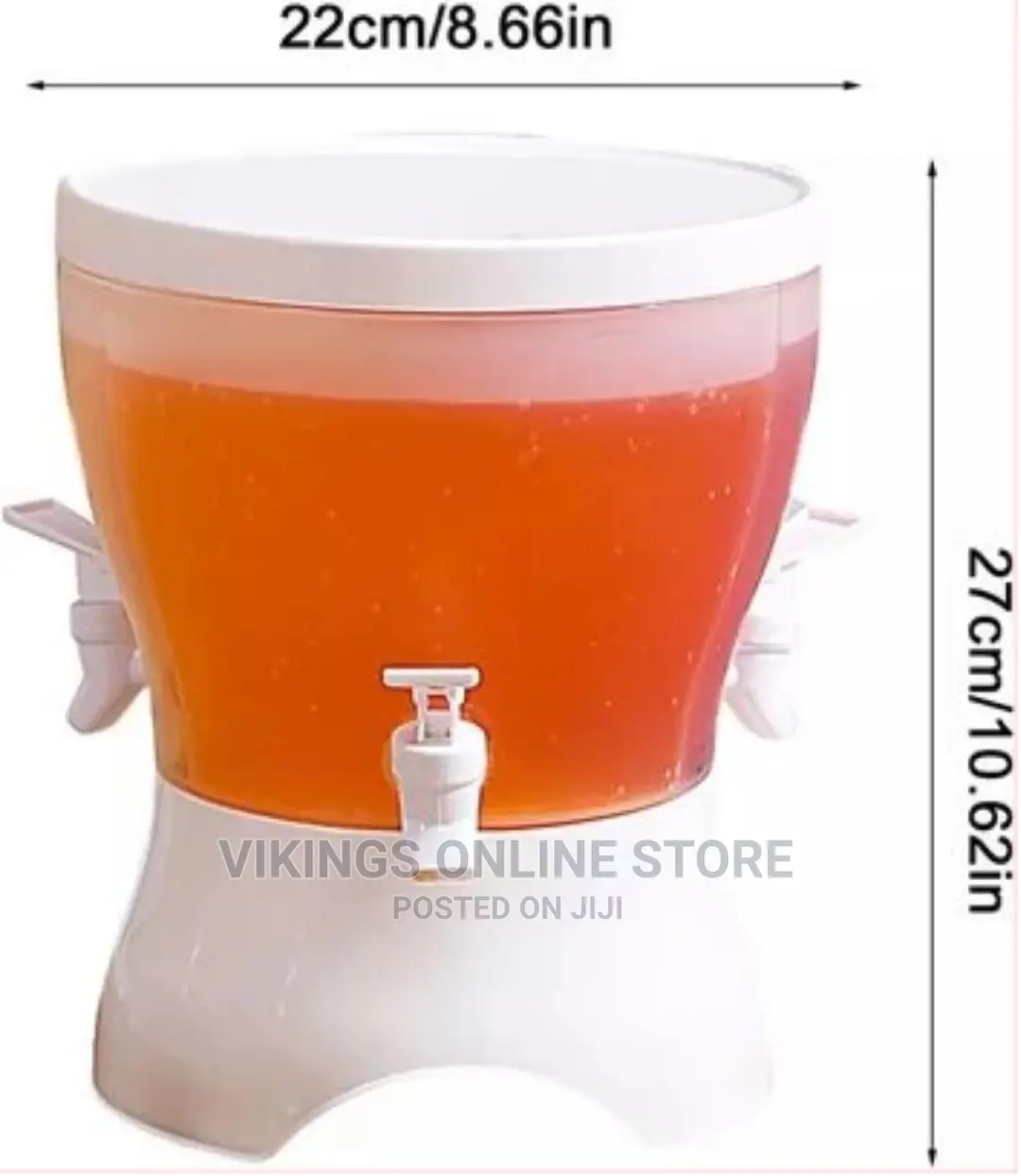 Rotating Beverage Dispenser With 3 Compartments