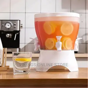 Rotating Beverage Dispenser With 3 Compartments
