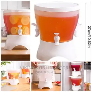 Rotating Beverage Dispenser With 3 Compartments