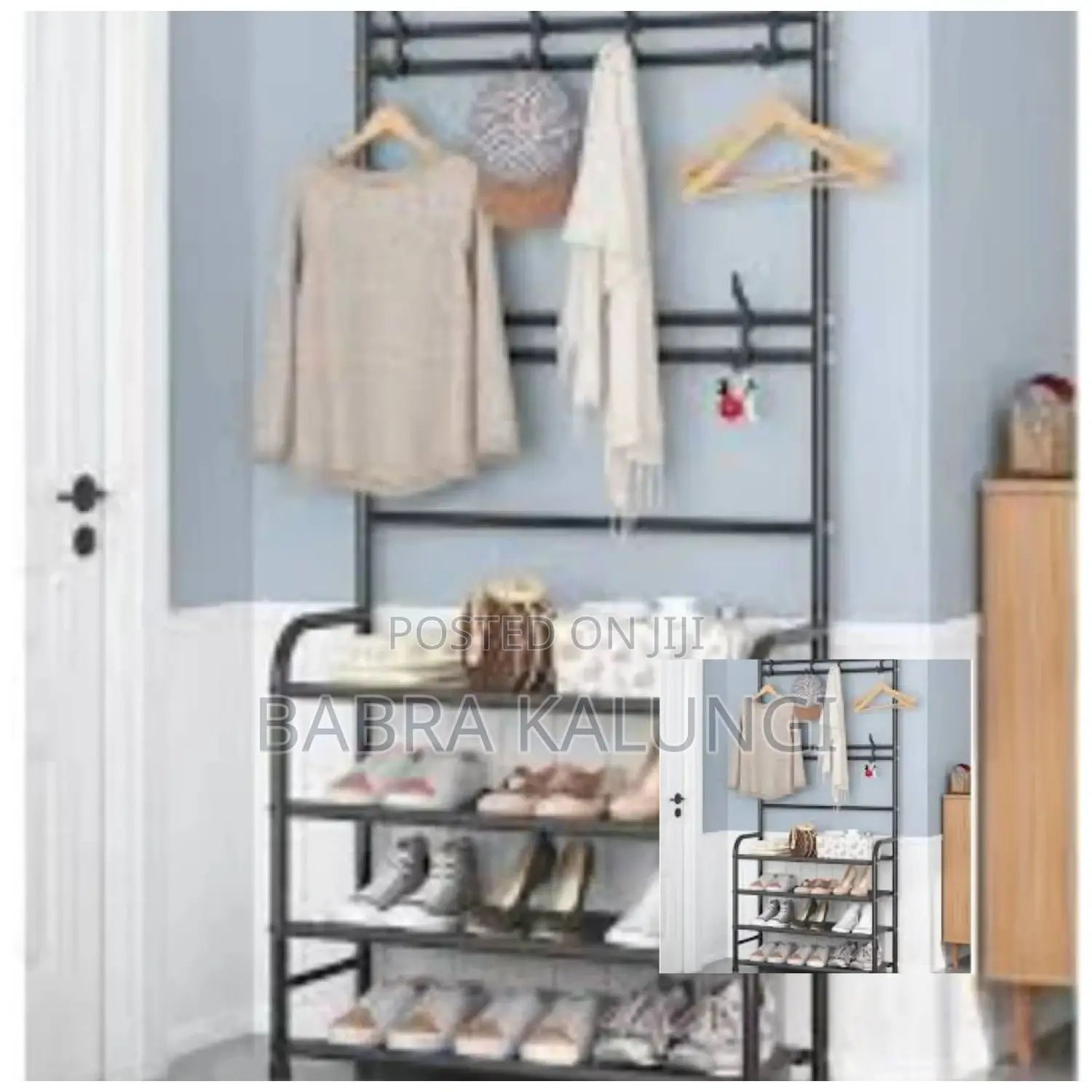 Coat Rack Shoe Rack Entryway Hall Trees Hanging Storage