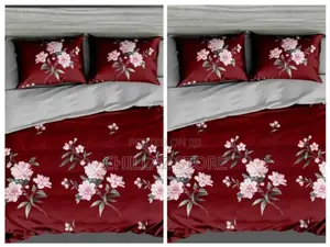 4pieces Duvets 5×6 2pillow Cases With 1bedsheet.