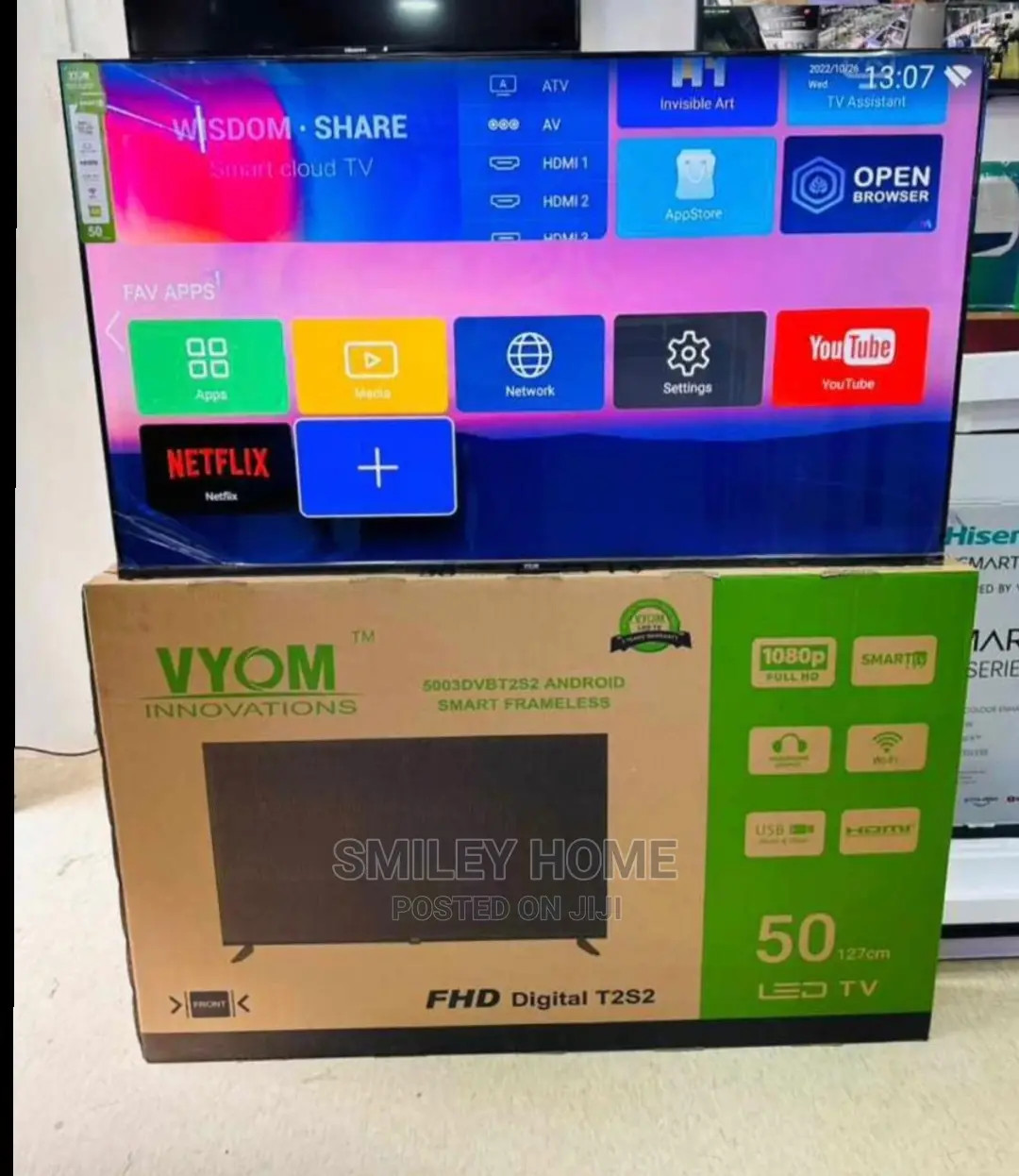 Vyom 50 Inches Smart Tv