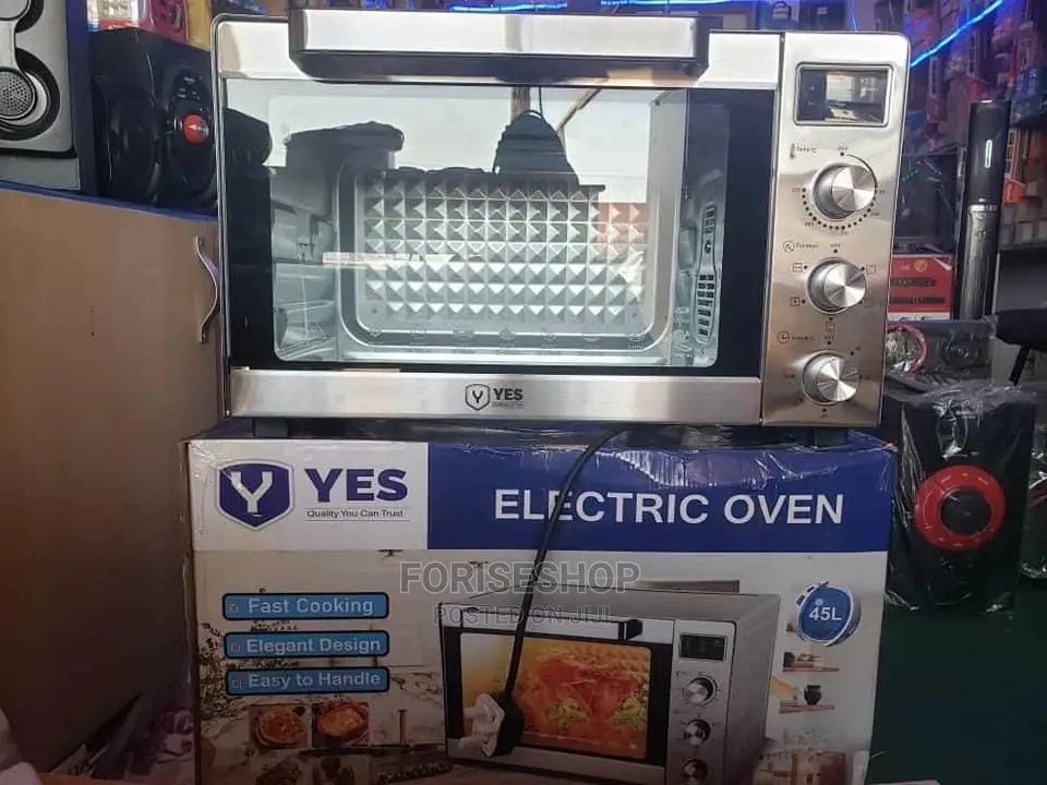 Yes 45L Mini Electric Oven Silver Now Available
