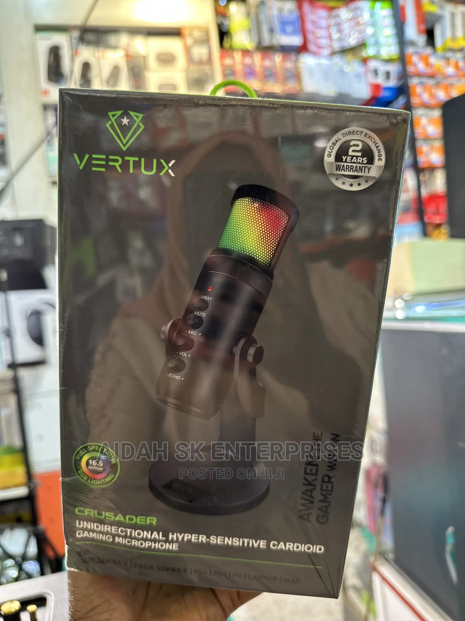 Vertux Unidirectional Gaming Microphone