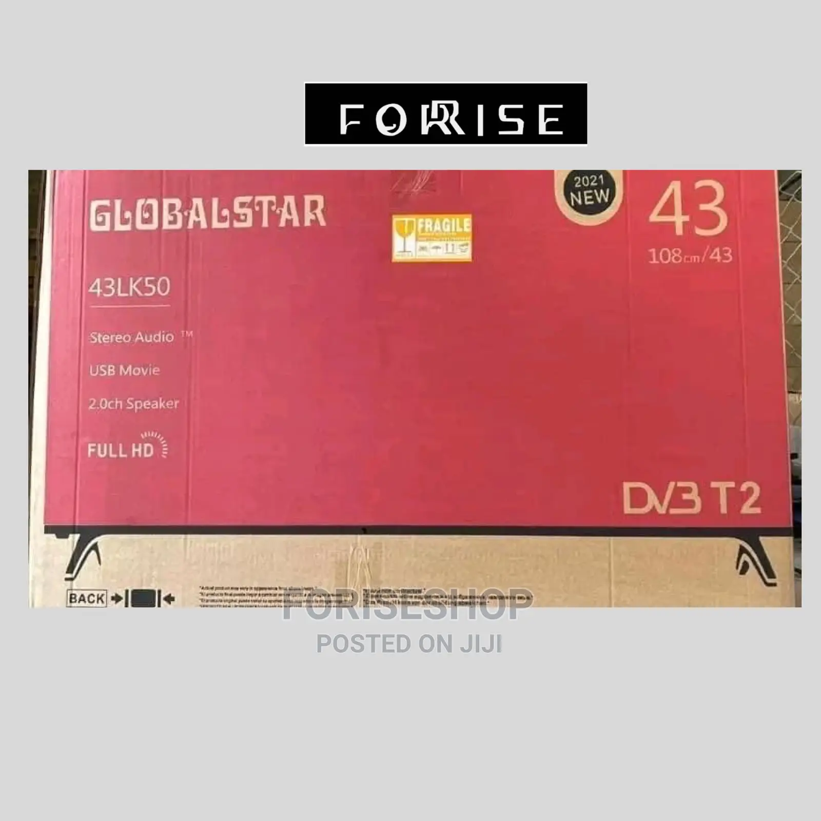 43 Inch Digital Tv, Frameless System