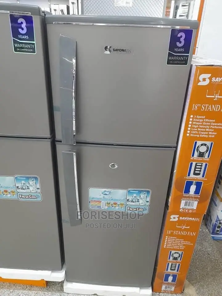 Sayona 138l Double Door Fridge