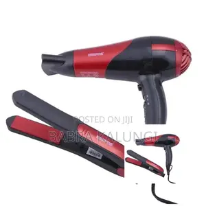 Geepas Ghf86036 Hair Dryer Straightener Combo/ Ceramic