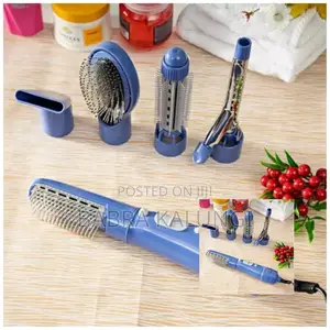 6 in 1 Geepas Hair Styler With 5 Attachment