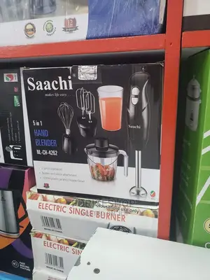 Saachi Handheld Blender + 700ml 5in1 Plastic Jar