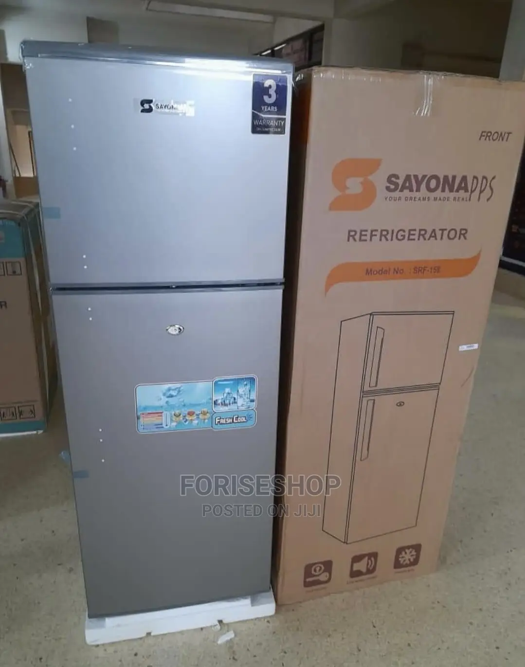 Sayona Double Door 158ltrs §G