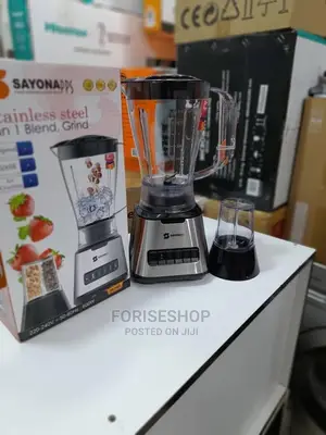Sayona Unbreakable Blender Grind 2in1 Stainless Steel