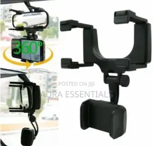 360 Universal Rotatable Car Rearview Mirror Phone Holder