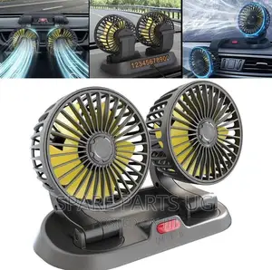 Car Dual Head Cooling Fan
