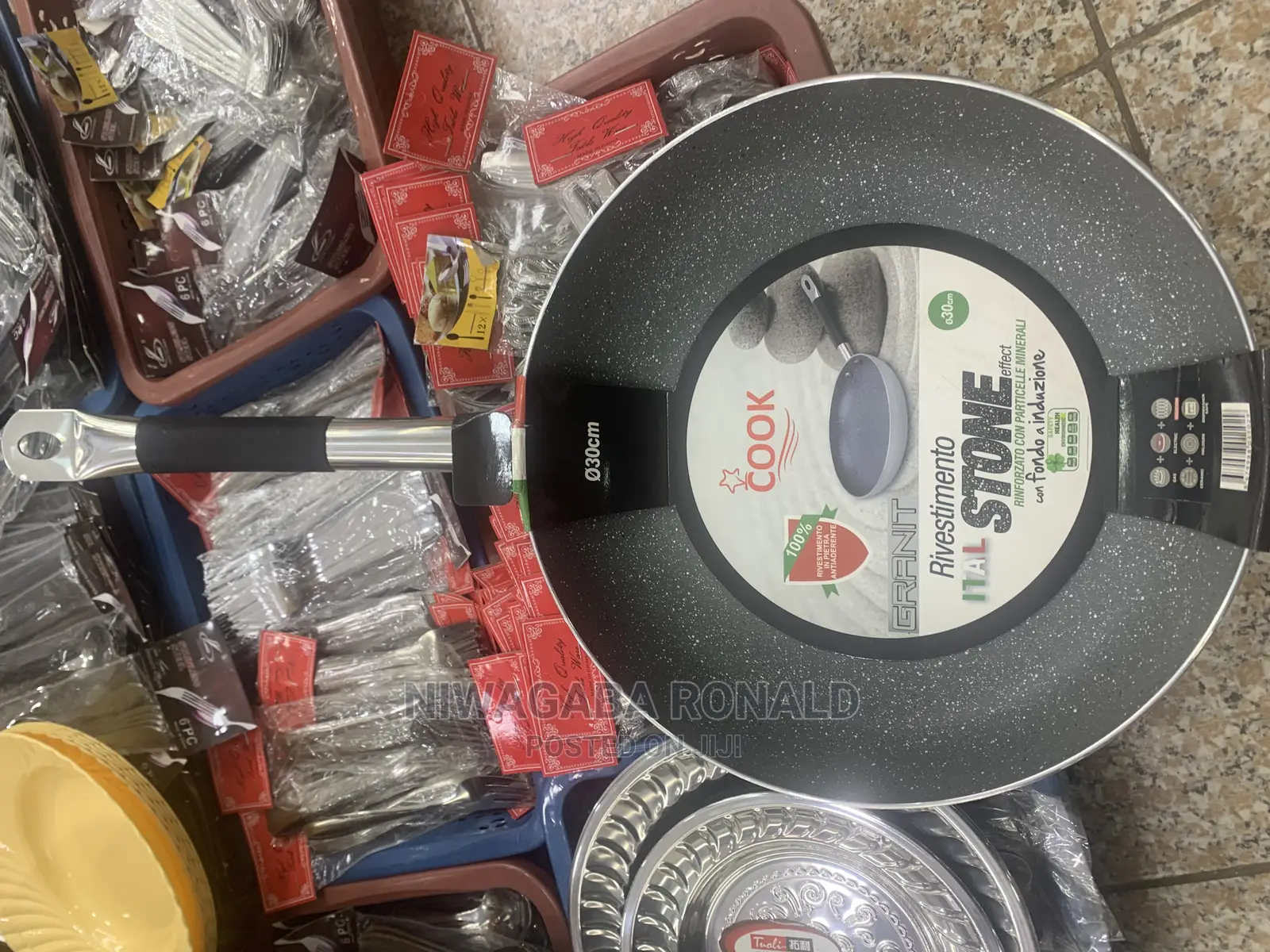 Marble Frying Pan 30cm