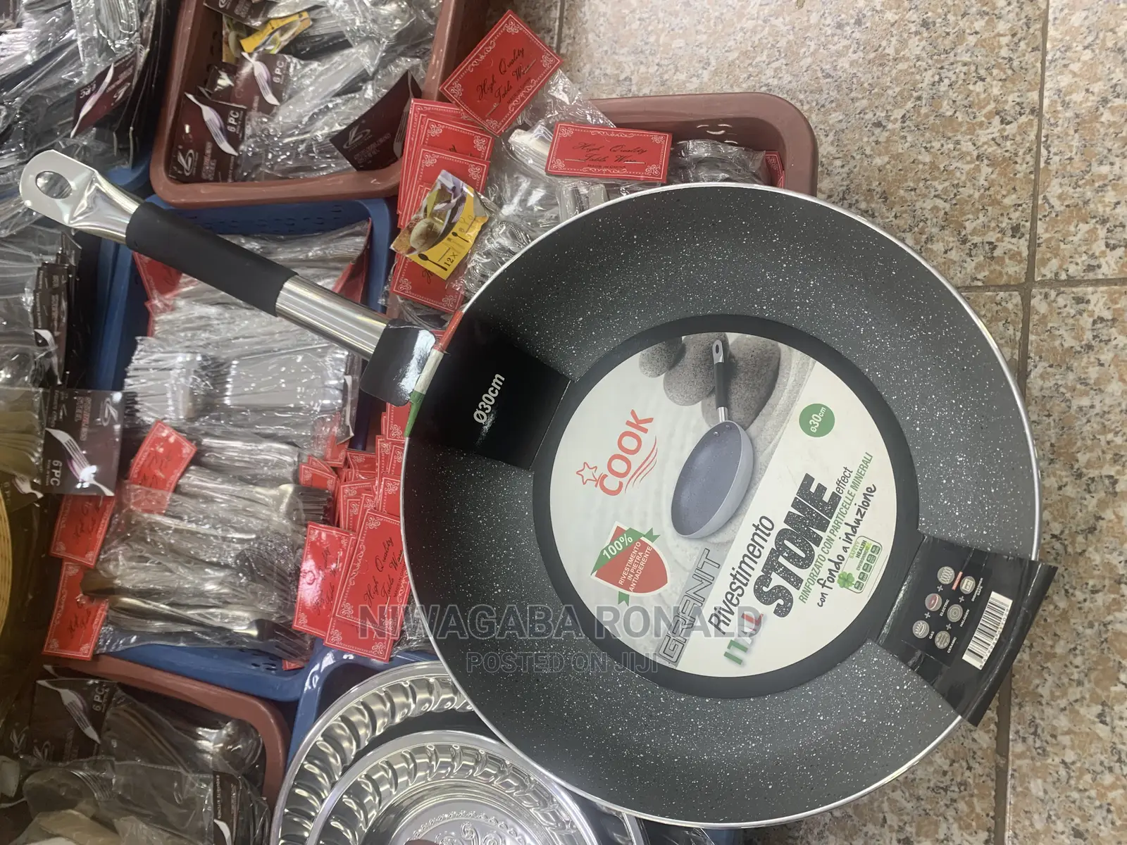 Marble Frying Pan 30cm