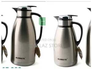 Always Stainless Steel Press Vacuum Flask.