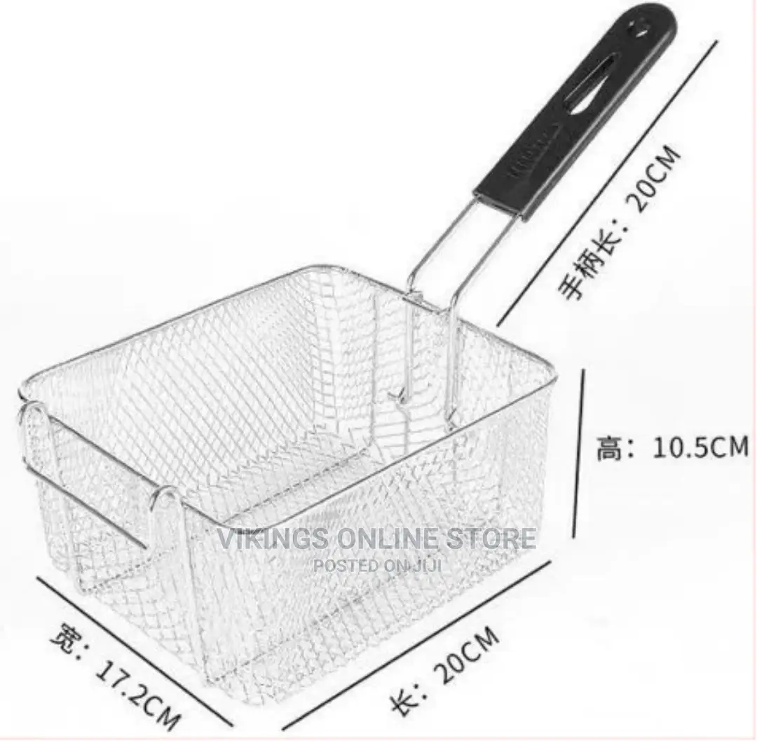Fried Food Chicken Fish Chips Fry Basket Table Serving Tray
