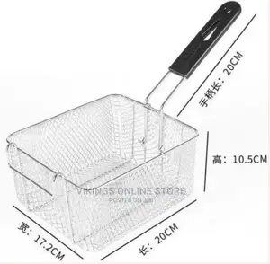 Fried Food Chicken Fish Chips Fry Basket Table Serving Tray