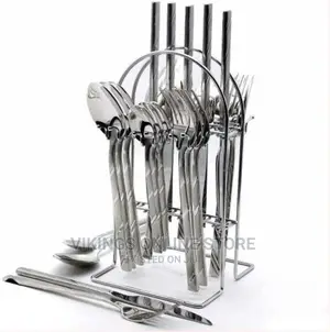 24 PCS Self Design Dinner Cutlery (Forks, Spoons Knives)