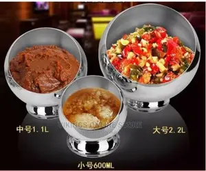 3 Pc Seasoning Serving Bowl With Lids Storage Container