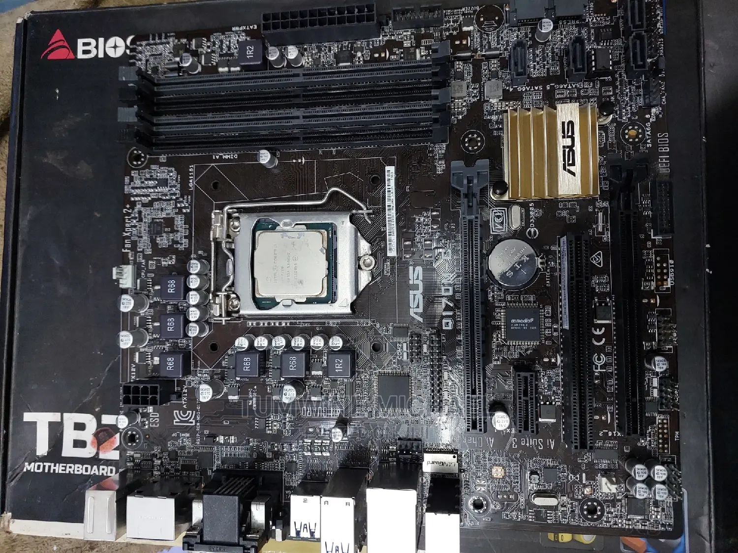 Motherboard and Processor Core I7 7th Gen