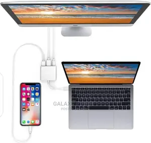 3in1 Type C to Hdmi Usb3.0 and Usb C Power Port