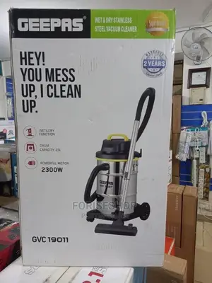 Geepas Vacuum Cleaner 25 Litre Wet And Dry Cleaner