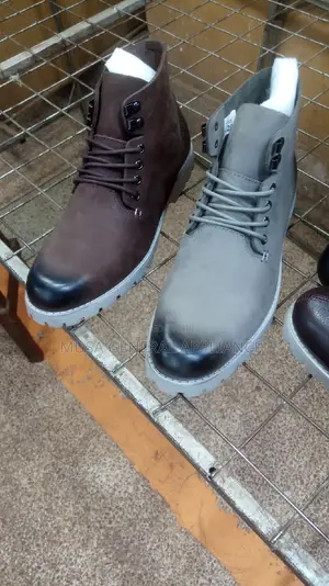 Gray Brown Shoes