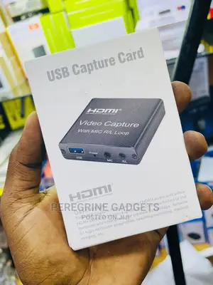 HDMI USB Original Video Capture Card With Mic R/L Loop 