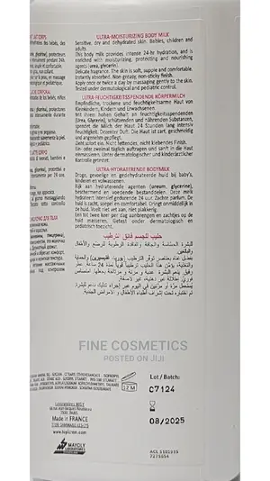 Original Topicrem Ultra Moisturizing Body Milk Lotion.