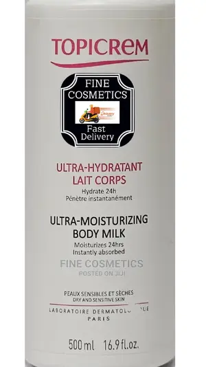 Original Topicrem Ultra Moisturizing Body Milk Lotion.