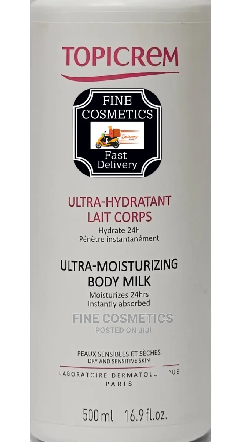 Original Topicrem Ultra Moisturizing Body Milk Lotion.