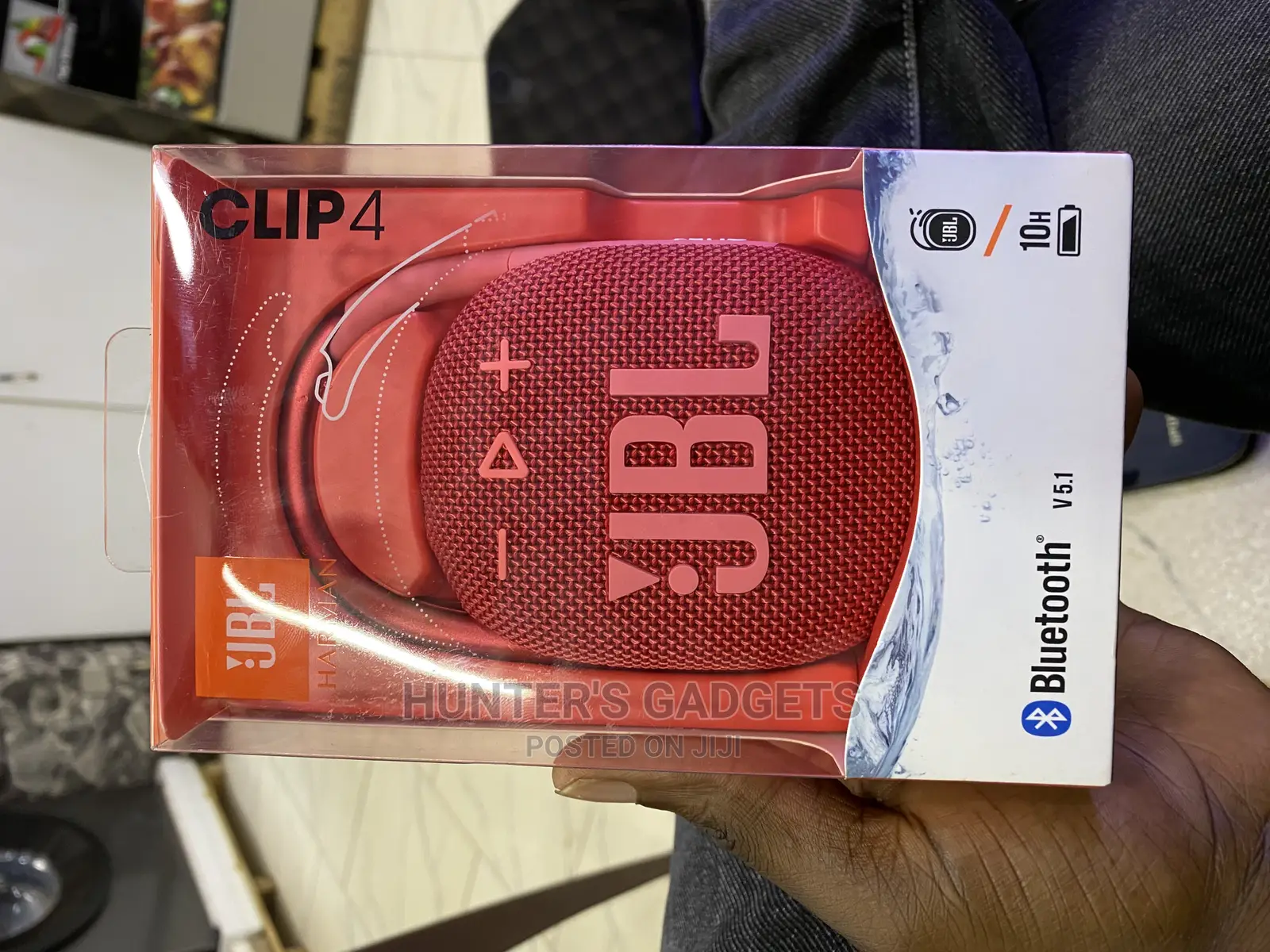 JBL Bluetooth Rechargeable Portable Speaker Clip 4
