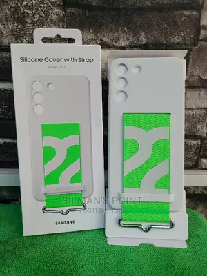 Silicone Cover With Strap for S22 PLUS