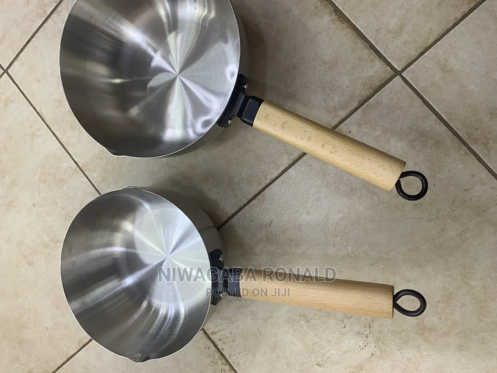 Heavy Deep Stainless Steel Frying Pans