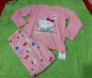 2pc Set Kid’S Clothing- Pink, Designs May Vary
