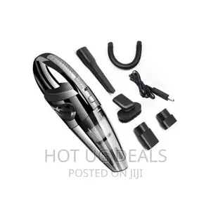 Car Vacuum Cleaner + Tire Inflator - Black