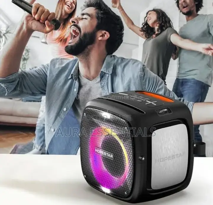Hopestar Wireless Speaker With 2 Microphone