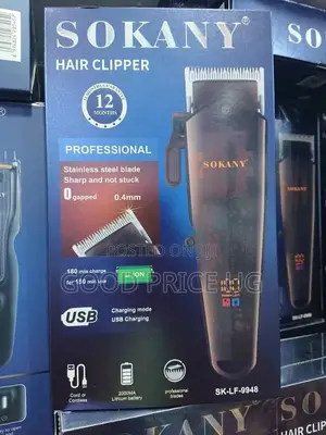 Sokany Cordless Hair Clipper 9948