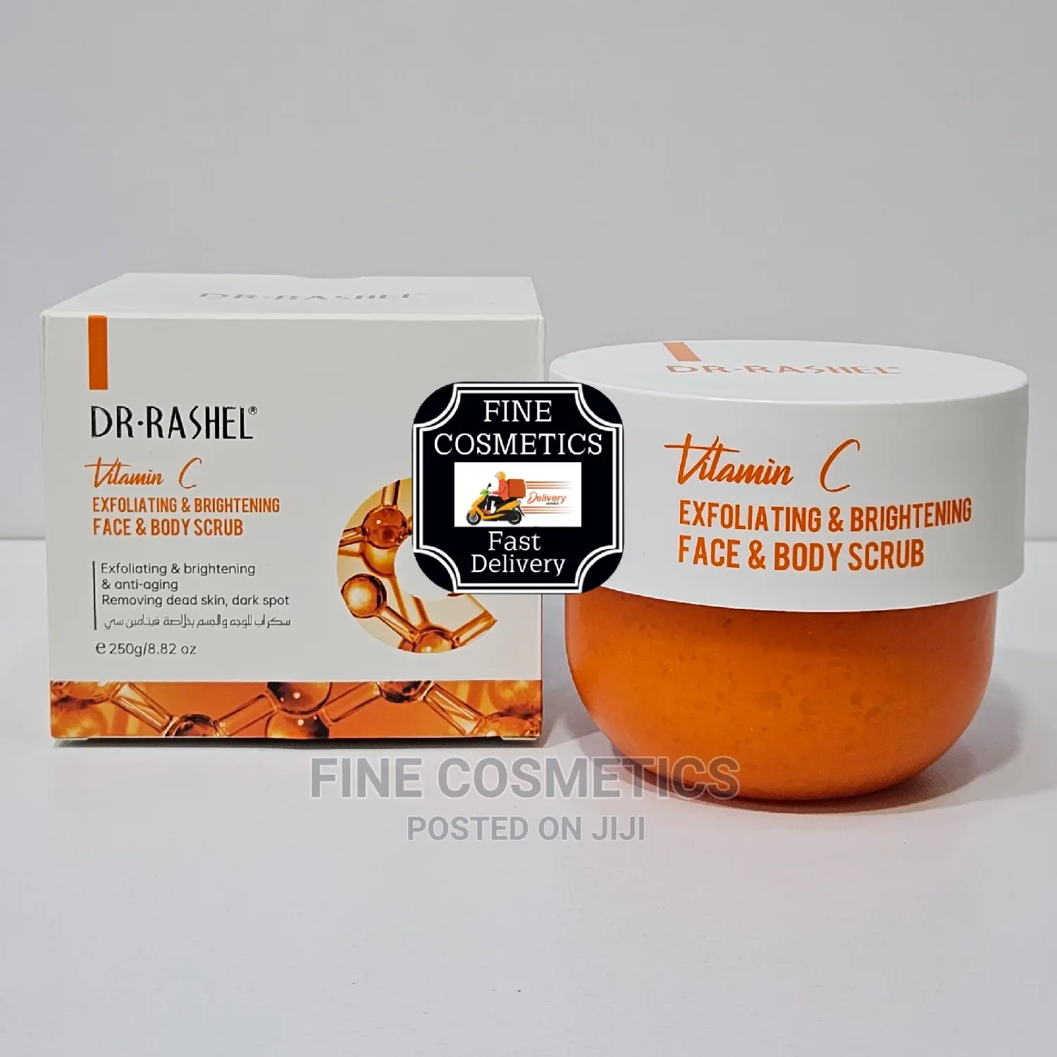 Dr Rashel Vitamin C Exfoliating+ Brightening Face+Body Scrub
