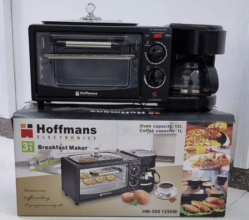 Hoffmans Breakfast Maker With Oven (12)L and Coffee (1)L