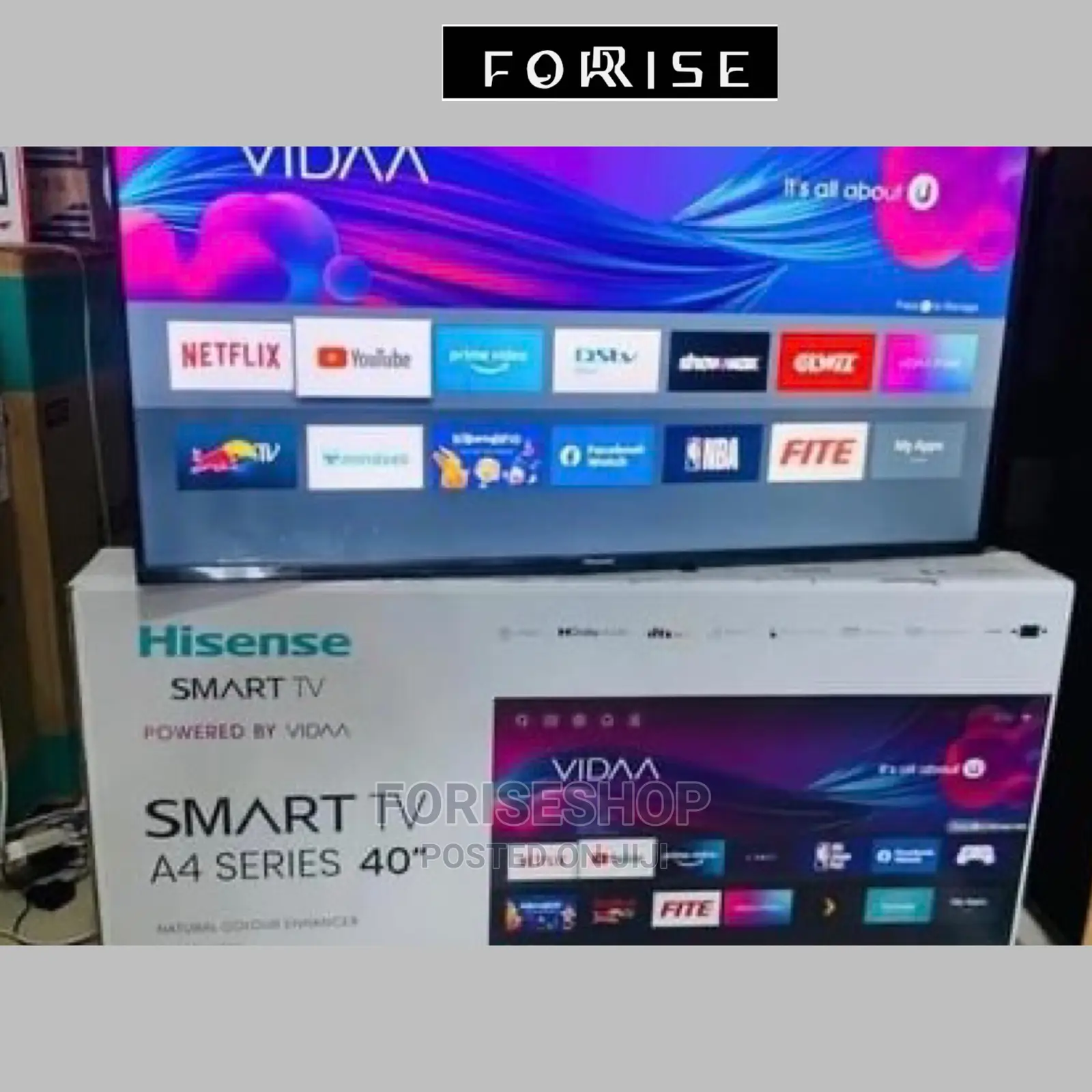 40 Inches Hisense Brand New Frameless Smart With Free To Air