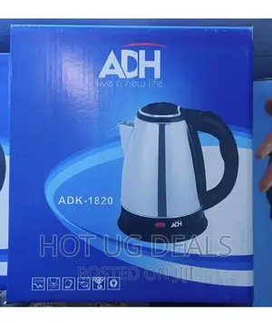 Adh Cordless Electric Kettle – 2litre Black
