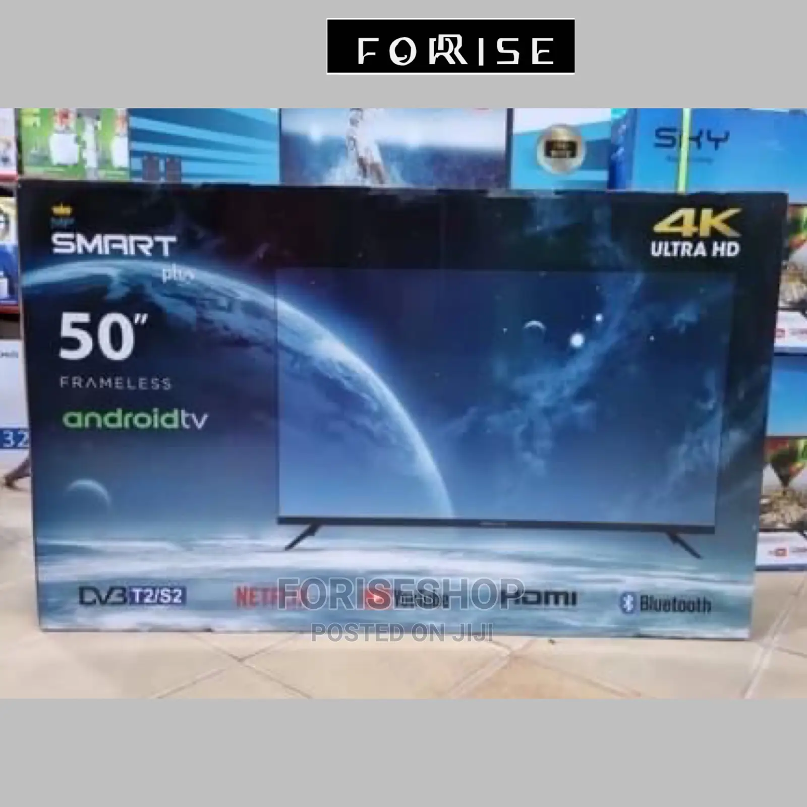 50 Inches SMARTPLUS Frameless Bluetooth Smart Digital TV