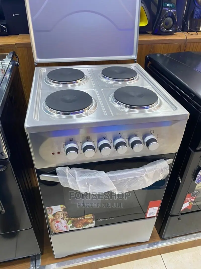 Blueflame Full Electric Cooker Silver 50x50cm