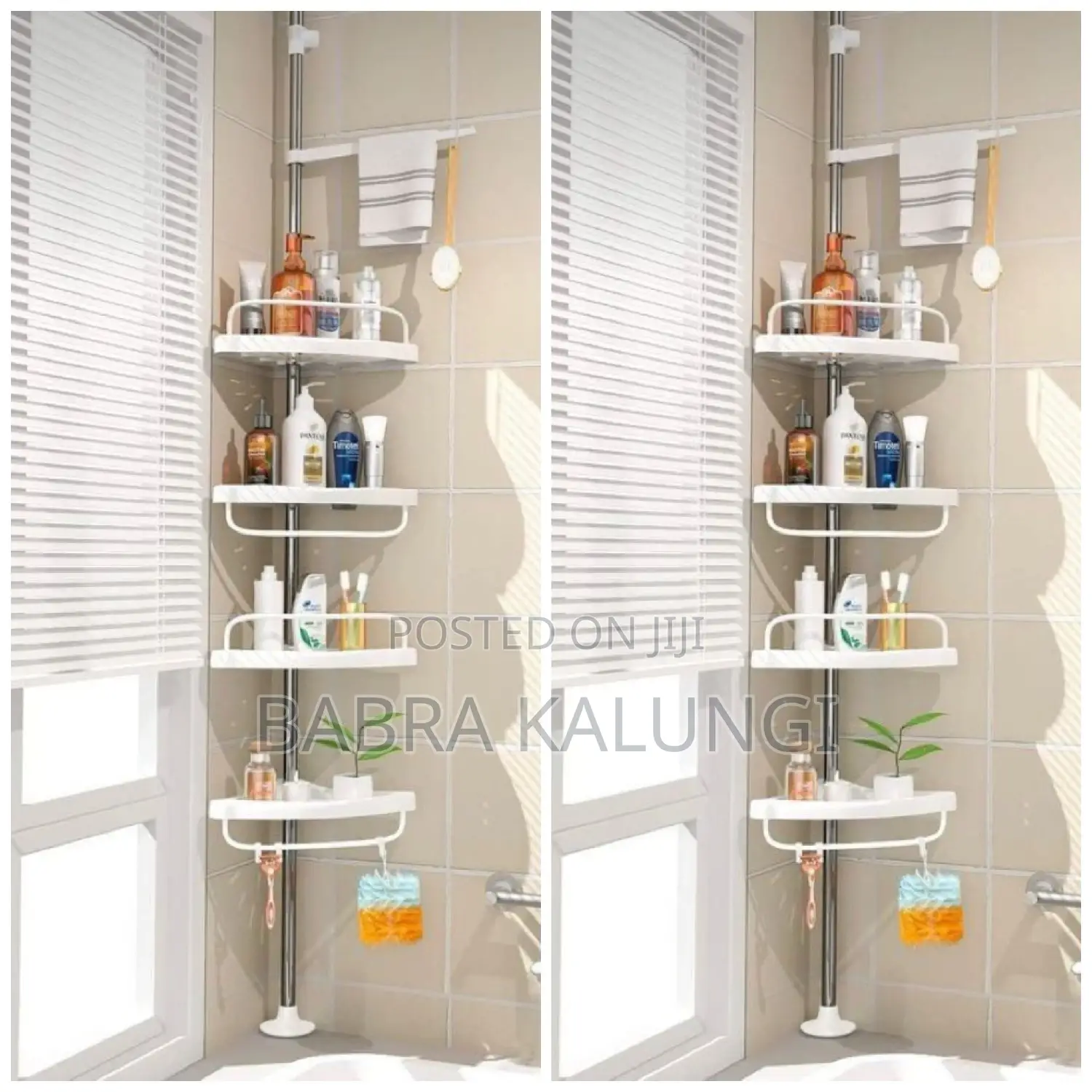 Bathroom Corner Storage Rack
