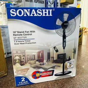 Sonashi 16 Inch Stand Fan With Timer And Remote Control